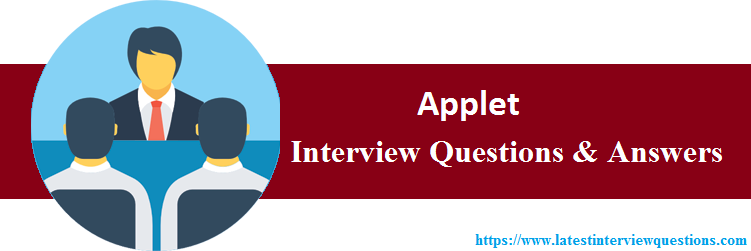 Interview Questions On Applet