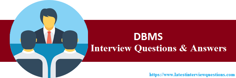 Interview Questions On DBMS