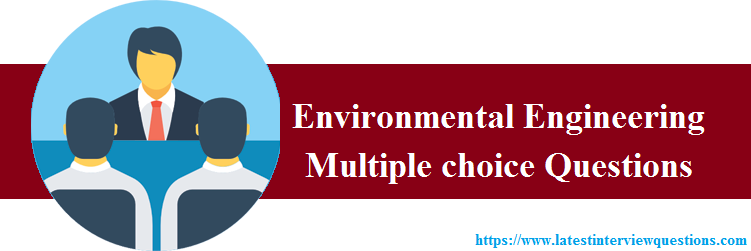 MCQs on Environmental Engineering