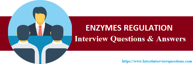 Interview Questions on ENZYMES REGULATION