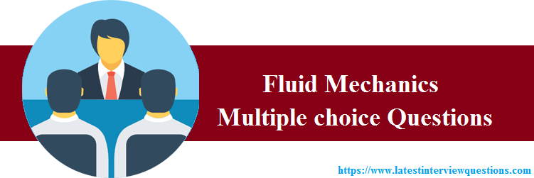 MCQs on Fluid Mechanics