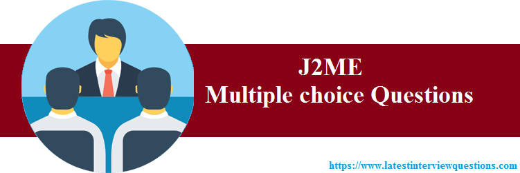 multiple choice questions on j2me