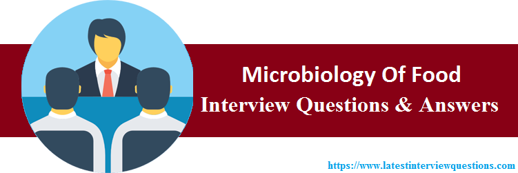 Interview Questions On Microbiology Of Food