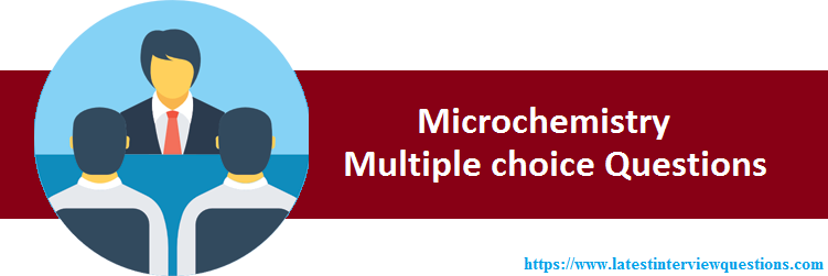 MCQs on Microchemistry
