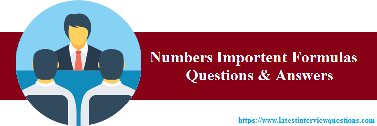 Interview Questions for Numbers