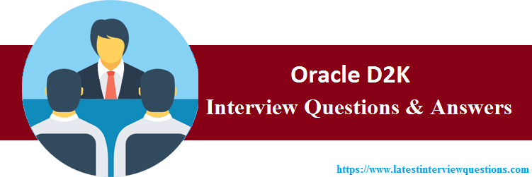 Interview Questions On Oracle D2K