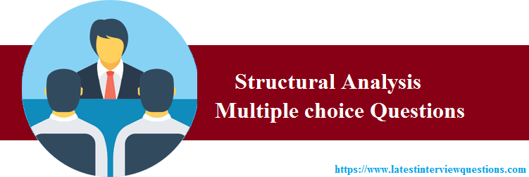 MCQs on Structural Analysis