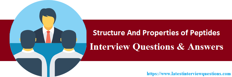 Interview Questions On Structure And Properties of Peptides