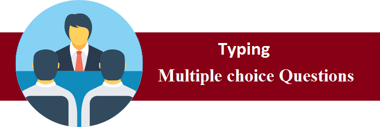 Objective Type Questions On Typing