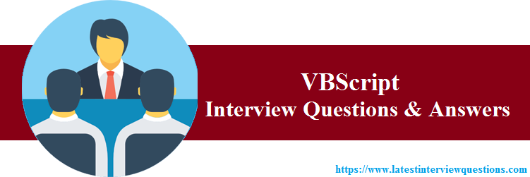 Interview Questions on VBScript